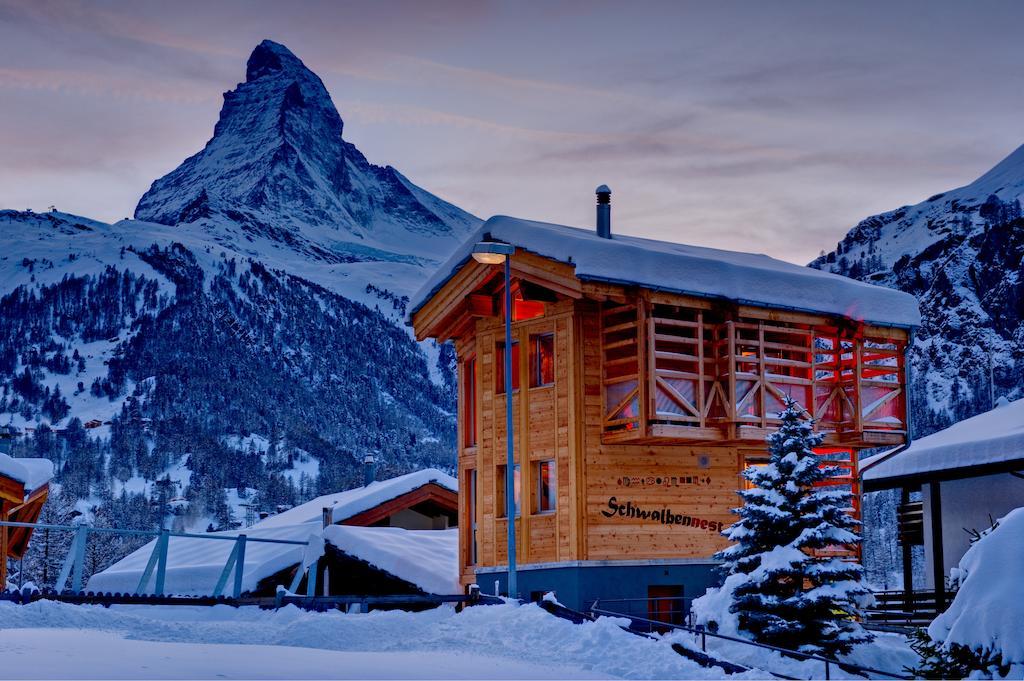 Chalet Schwalbennest Zermatt Esterno foto